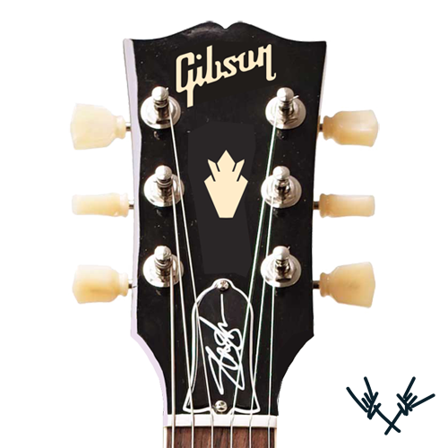 Gibson Crown Luthier Headstock Decal