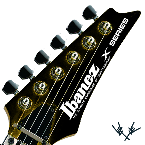 Ibanez X Series Luthier Headstock Decal