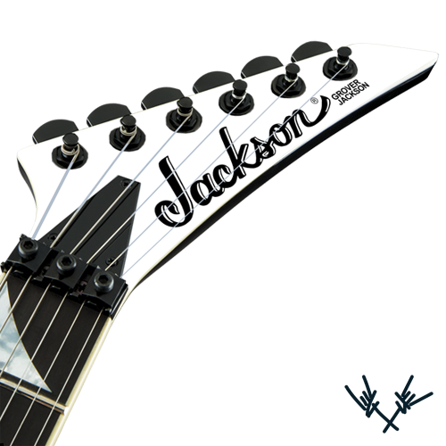 Grover Jackson Luthier Headstock Decal