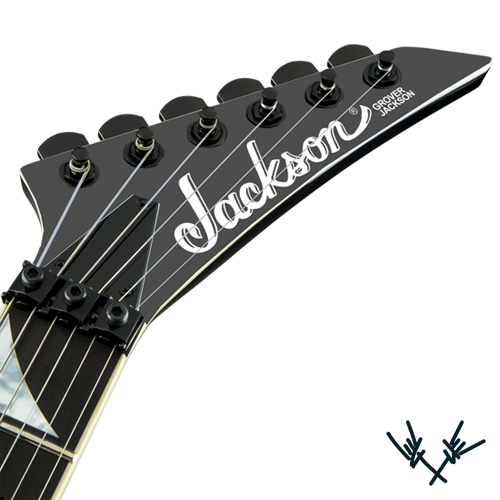 Grover Jackson Luthier Headstock Decal