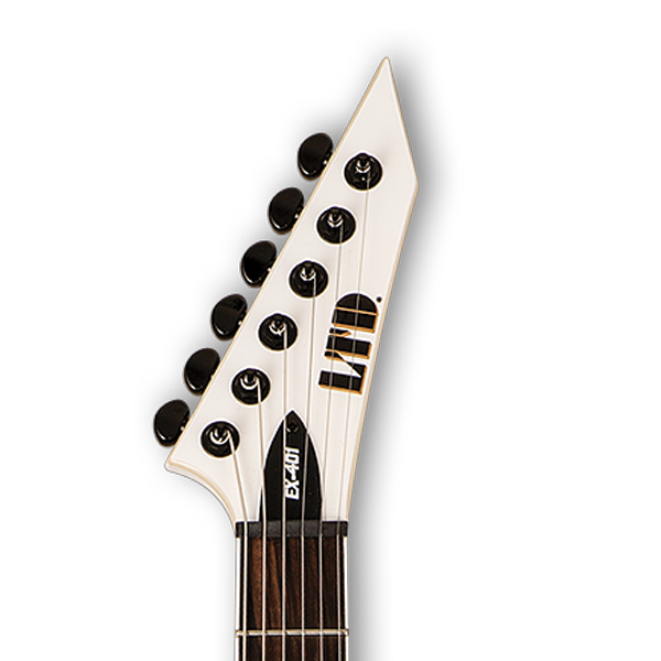 LTD Guitars Luthier Headstock Decal Black
