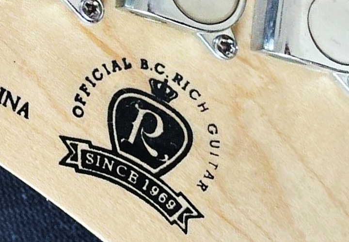 Official B.C. Rich Guitar Logo Decal
