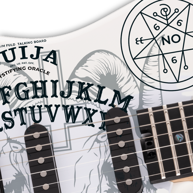 Ouija Board Guitar Decal Set