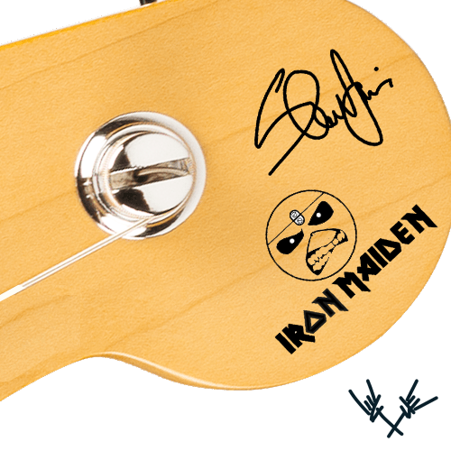 Fender Precision Bass Steve Harris Signature Headstock Decal