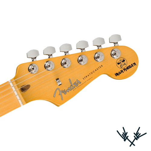 Fender Stratocaster Iron Maiden Headstock Decal