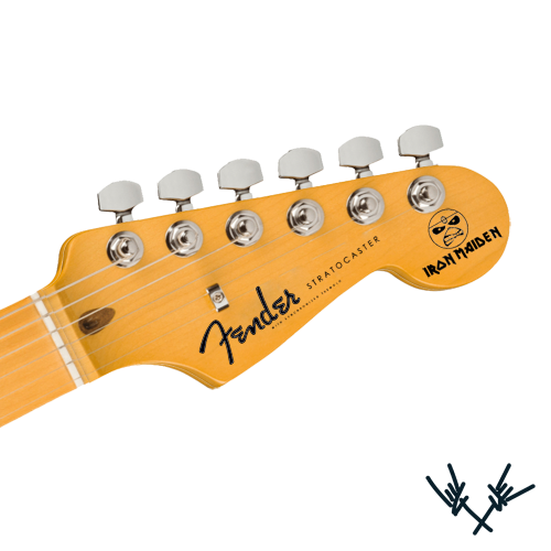 Fender Stratocaster Iron Maiden Headstock Decal