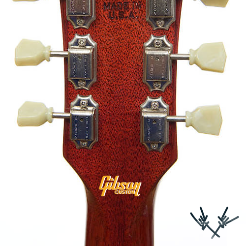 Gibson Custom Star Headstock Decal Logo