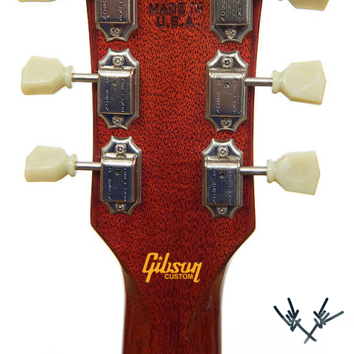 Gibson Custom Star Headstock Decal Logo