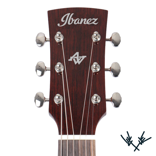 Ibanez Artwood Accoustic Guitar Headstock Decal