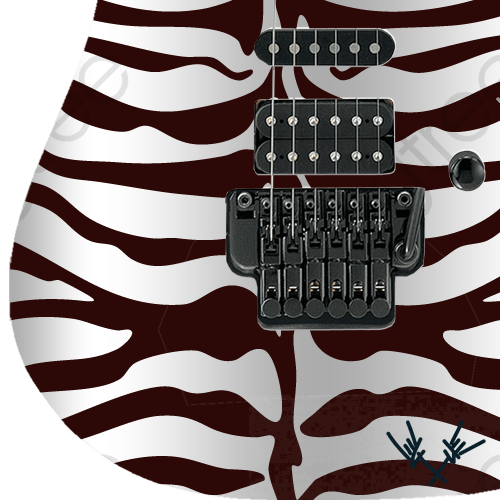 Tiger Stripe Guitar Decal Ser
