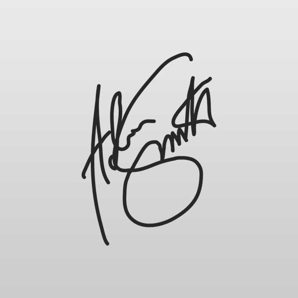 Jackson Guitars Adrian Smith Signature Headstock Decal