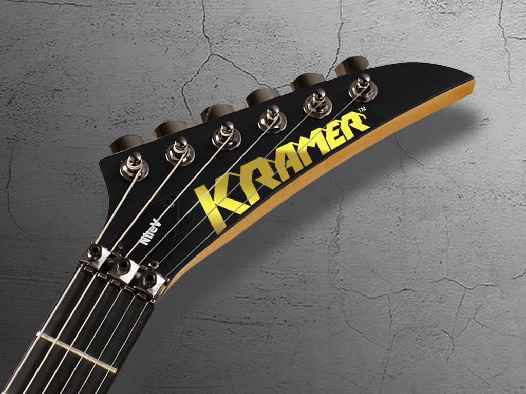 Metallic Guitar Headstock Logos