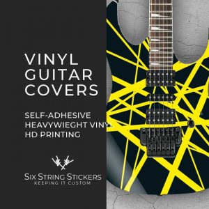 Self Adhesive Vinyl Guitar Covers from Six String Stickers