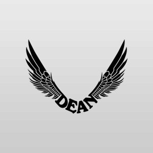 Dean Metal Wings Waterslide Headstock Decal