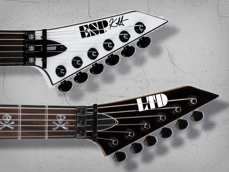 ESP & LTD Waterslide Guitar Headstock Decals | Six String Stickers